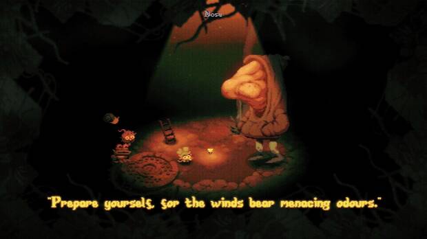 La estética es muy oscura y lúgubre, pero tiene su atractivo.