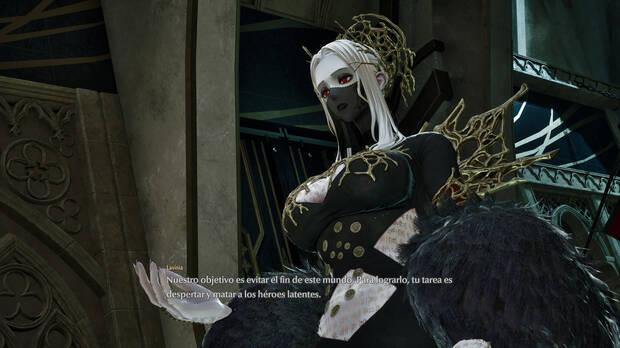 A diferencia de otros 'soulslikes', aqu� encontraremos mucha m�s narrativa en forma de di�logos y cinem�ticas.