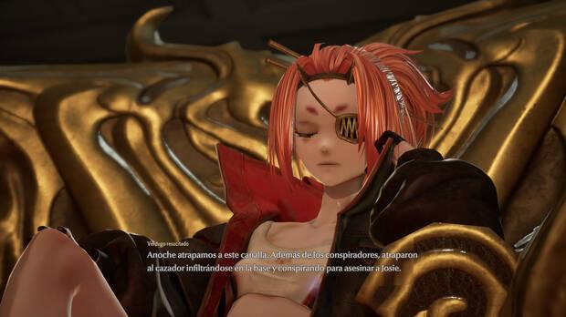 El aspecto visual queda afeado por algunos problemas t�cnicos. En esta imagen de una secuencia podemos ver que todav�a no ha cargado todas las texturas de alta calidad.