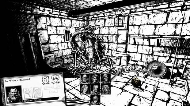 Las tiradas de habilidades o combate utilizan reglas caseras derivadas de Dungeons & Dragons (no, no usan el sistema THAC0 tradicional de los 80 o al menos no como estaba concebido).