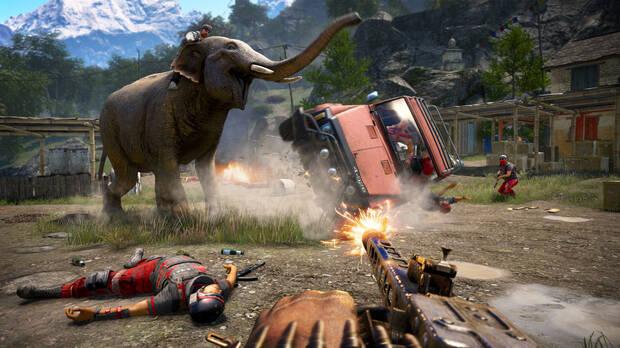 Los elefantes son una de las armas más poderosas que podemos utilizar en Far Cry 4.