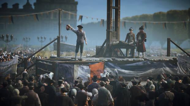 Las guillotinas, uno de los símbolos de la Revolución Francesa, no podían faltar en Assassin's Creed Unity.