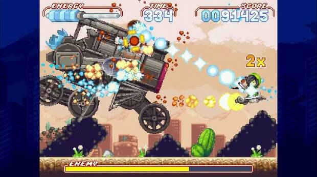 El juego es un claro homenaje a algunas de las producciones de compañías como Konami o Treasure de la era de los 16 bits.