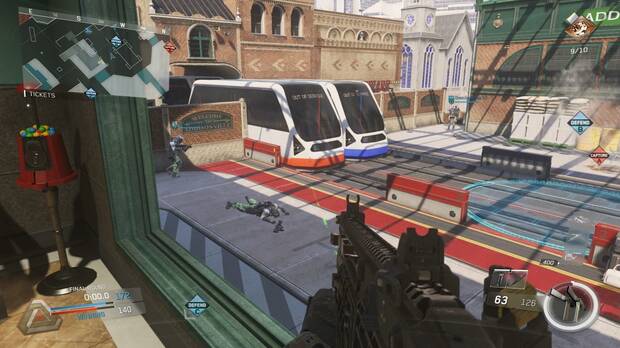 En cuanto a texturas, modelados y efectos gráficos, el multijugador de 'Infinite Warfare' es muy austero, aunque pragmático, con 1080p y 60fps como rocas.