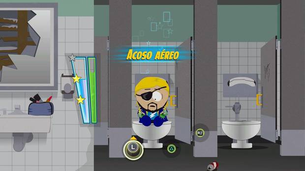 Hay un fuerte componente escatológico a lo largo de todo el juego, que actualmente no está presente en la serie de TV, pero que está bien llevado y no molesta, y hasta tiene un significado argumental.