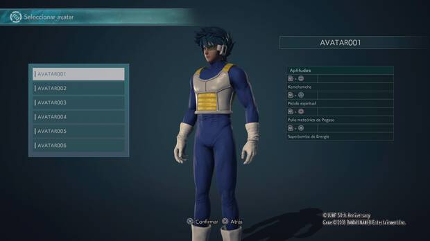 Tenemos mucha curiosidad por ver el editor de personajes.