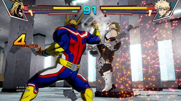 All Might y el resto de personajes de My Hero Academia demuestran su poder en este juego de lucha 3D.