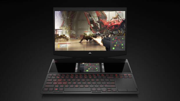 Así el HP OMEN X 2S, el nuevo portátil con doble pantalla.