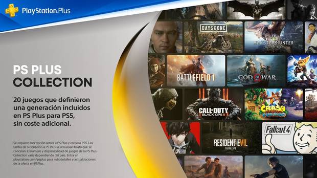 PS5: Todos los juegos gratis con PS Plus Collection