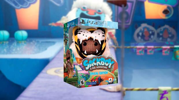 La edición especial tiene un extra para coleccionistas, un peluche de Sackboy.