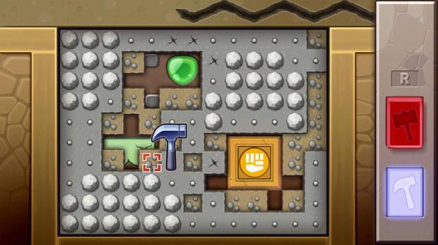 El minijuego de minar era simple, pero muy entretenido.