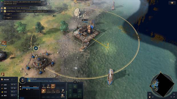 La nueva interfaz es limpia, clara y mucho más accesible siendo la parte que más se ha modernizado de 'Age of Empires'.