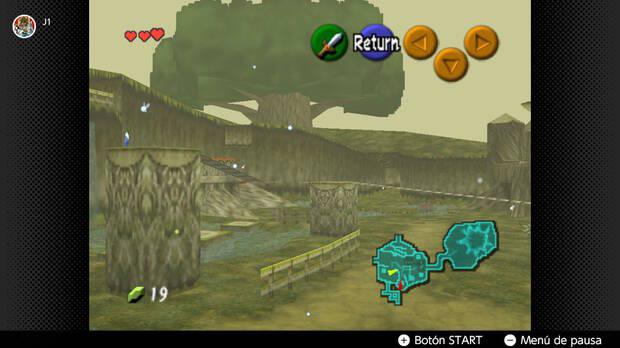 Los problemas con ciertos efectos, como el de niebla, en 'Ocarina of Time', le resta muchísimo encanto a algunas de sus localizaciones.