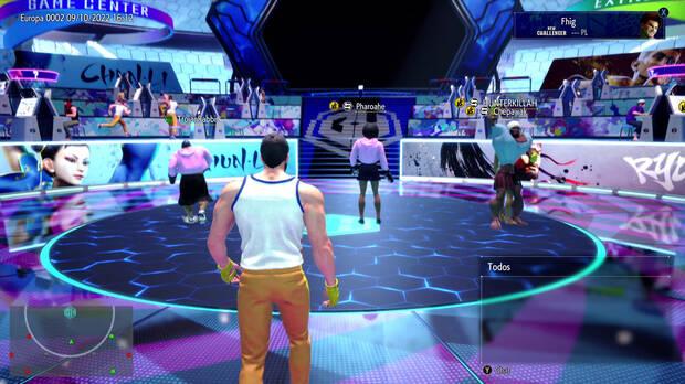 En las salas online podremos interactuar y retar directamente a otros jugadores como si estuviésemos en un salón arcade, además de acceder a otros servicios y actividades.