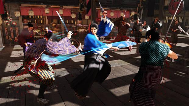 El gameplay es similar a los clásicos 'Yakuza', con distintos estilos de combate y armas de samurái.