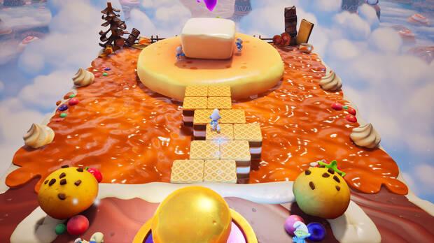 No recomendamos jugar con hambre a la galaxia de dulces. ¡Querrás comer la pantalla a mordiscos!