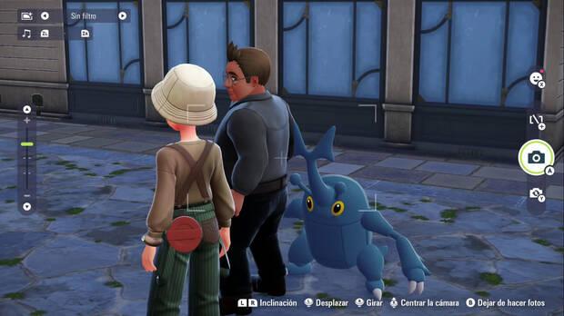 Un Pokémon nos puede acompañar en nuestros paseos y el modo foto se puede activar en cualquier momento.