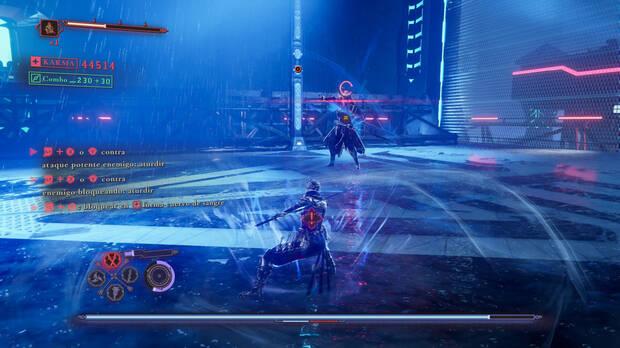 Los enemigos dan avisos visuales antes de atacar, algo a lo que debemos responder de forma rpida y precisa.