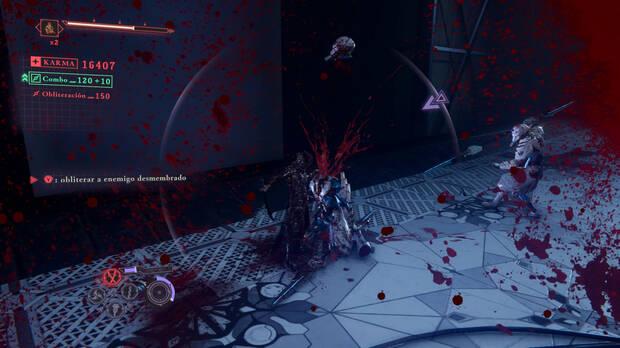 La visceralidad del videojuego es muy elevada, con amputaciones y sangre por todas partes.