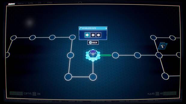 A veces tendremos que ayudar a los hroes sobre el terreno participando en puzles de 'hackeo' que evolucionan paulatinamente.