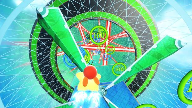 Un descenso en cada libre para acumular puntos? As de loco y variado es este juego de Kirby.