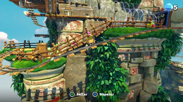 Y s, tranquilos que no faltan las vagonetas.