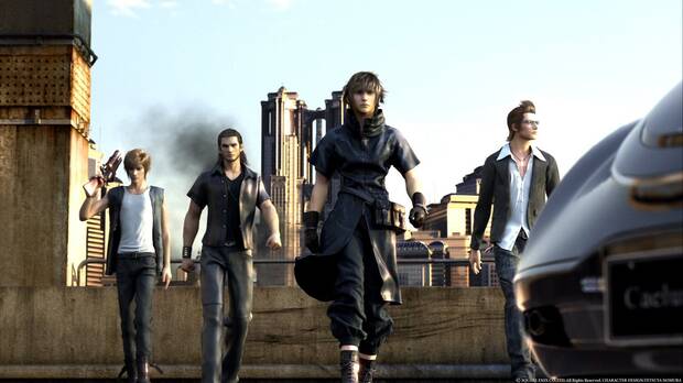 Con estas pintas se presentaban los protagonistas en Final Fantasy Versus XIII.