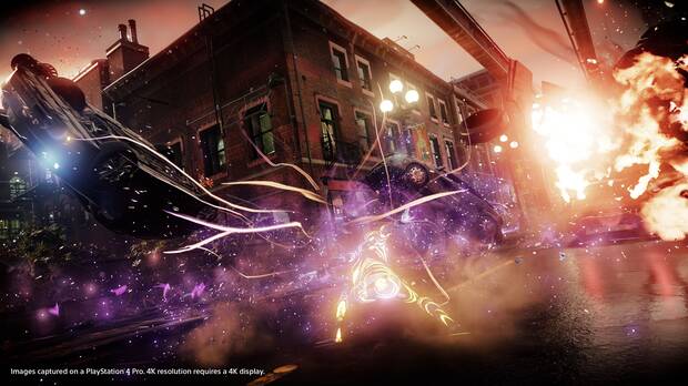 'inFamous Second Son' a 4K y con HDR, se ve francamente espectacular, pese a ser un juego de la primera hornada de PS4.