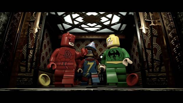 La animación en las secuencias es comparable a la vista en las películas de LEGO.