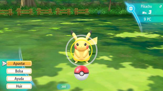 Si habéis jugado a 'Pokémon GO', entenderéis al instante el funcionamiento del nuevo sistema de captura. Eso sí, aquí no hay lanzamientos curvos.