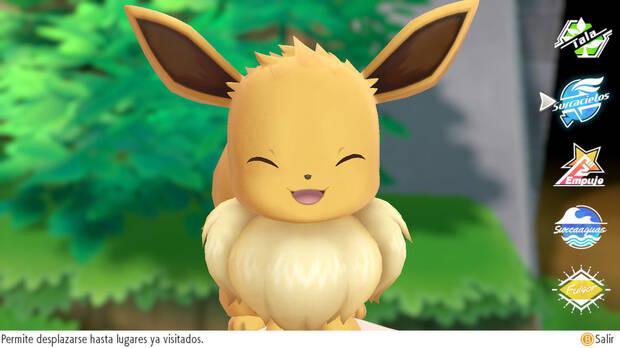 Las antiguas MO han sido sustituidas por una serie de Técnicas Secretas que puede aprender nuestro Pikachu o Eevee inicial, consiguiendo que movernos por Kanto sea mucho más cómodo que nunca.