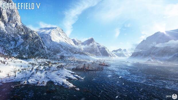 El acabado visual de 'Battlefield V' es fotorrealista.