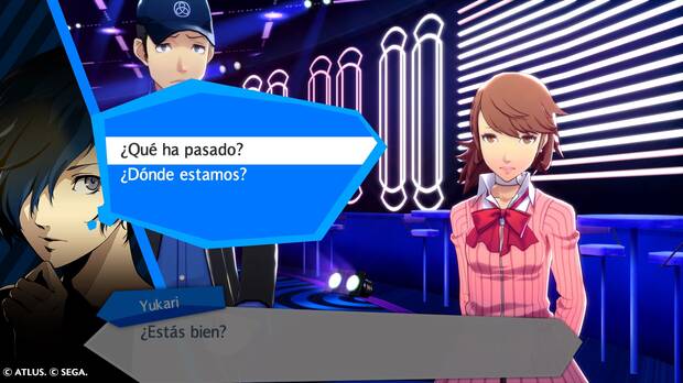 El juego tiene todos los textos traducidos al español por primera vez en un 'Persona'. El audio incluye selector de voces en inglés y japonés, manteniendo a todos los actores originales.