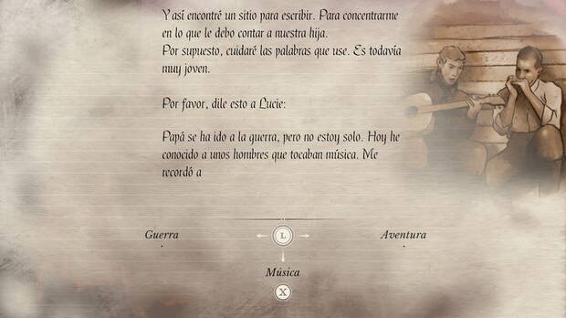 Podrás decidir lo que cuentas en tus cartas. ¿La verdad o una historia más dulcificada?