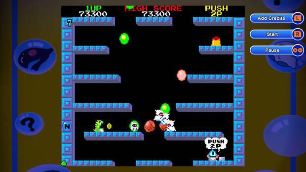 Una de las mejores caractersticas que presenta este ttulo es la inclusin de la recreativa original 'Bubble Bobble'. Una maravilla.