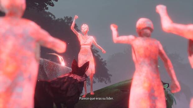 La historia se va mostrando a través de una especie de flashbacks que tenemos que ir descubriendo.