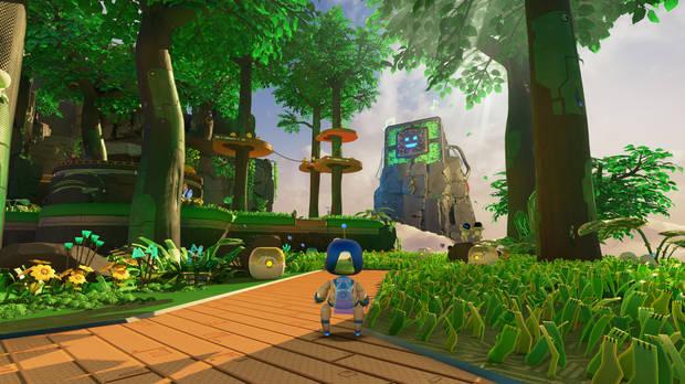 Sin ser un portento técnico, 'Astro's Playroom' se ve estupendamente.