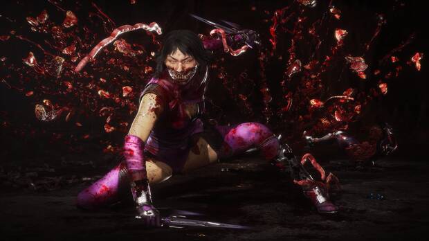 Con Mileena os podemos asegurar que el gore está servido.