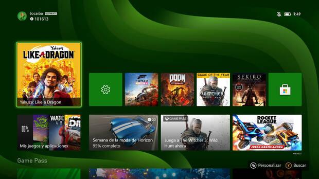 Microsoft por fin parece haberle cogido la medida a la interfaz, aunque prácticamente no tiene ninguna característica que no esté disponible en las consolas anteriores.