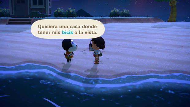 Podemos elegir entre varios encargos paseando por las afueras de la oficina, donde varios personajes nos contarn el tipo de hogar vacacional que quieren.