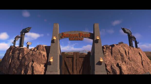 El modo ‘Teoría del Caos’ nos lleva a escenarios y momentos claves de las películas, invitándonos a hacerlo mejor y evitando que se escapen los dinosaurios.