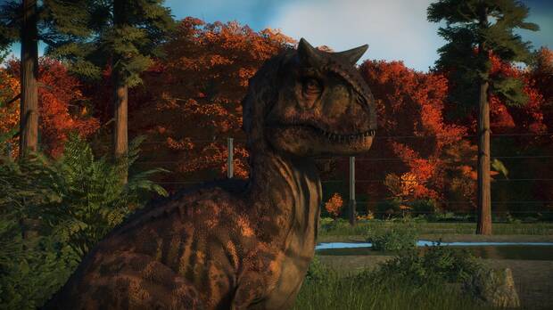 Saluda, ‘Toro’. Nuestro Carnotaurus posa realmente bien, aunque tiene cara de pocos amigos.