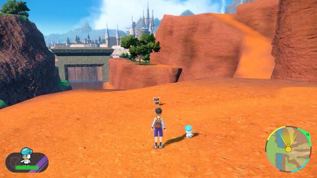 Podemos hacer que un Pokémon nos acompañe a pie, que recoja objetos y que derrote a otras criaturas para obtener experiencia grupal y materiales útiles.