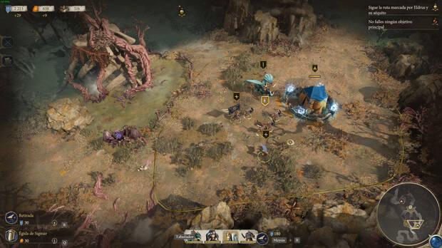 La campaña de Realms of Ruin es la mejor forma de adentrarse al juego, tiene una historia más que aceptable y una buena variedad de situaciones.