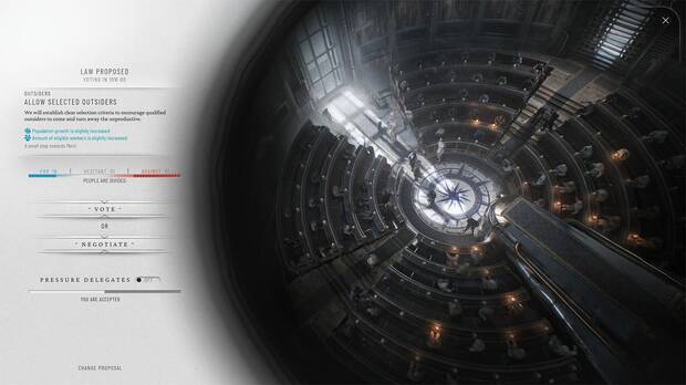 Las facciones y el Consejo sern dos mecnicas fundamentales en esta secuela.