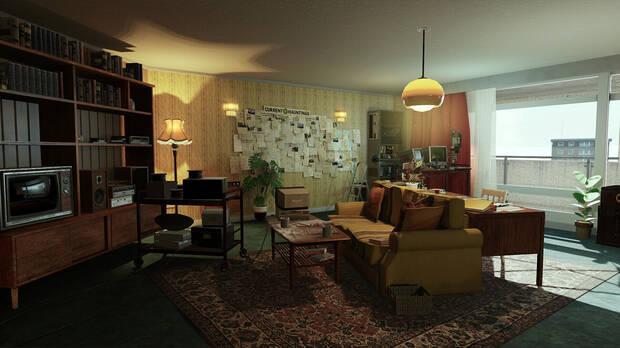 Regularmente volveremos a nuestro apartamento para avanzar en nuestra investigacin con nuestra compaera de piso.