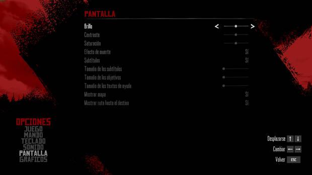 Las opciones de pantalla que no hemos incluido en el listado.