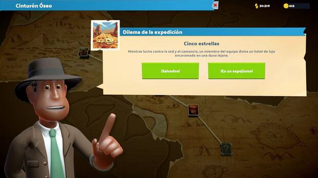 Cuando estn de expedicin, a veces tus empleados te pedirn que resuelvas 'dilemas' que le darn un giro a las misiones.
