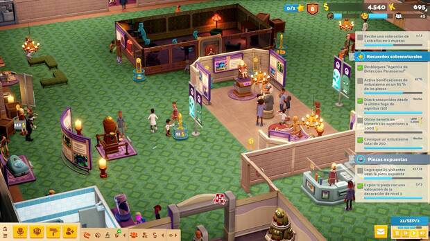 El museo paranormal es el ms raro de los tres que hemos jugado. En l no slo se exponen muecas posedas, sino tambin fantasmas a los que hay que vigilar de cerca.