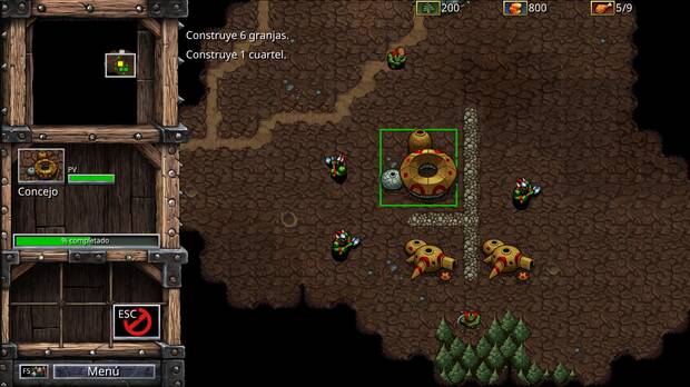 De manera indirecta, las mejoras en los controles hacen que ahora Warcraft 1 sea un tanto más fácil que el original.